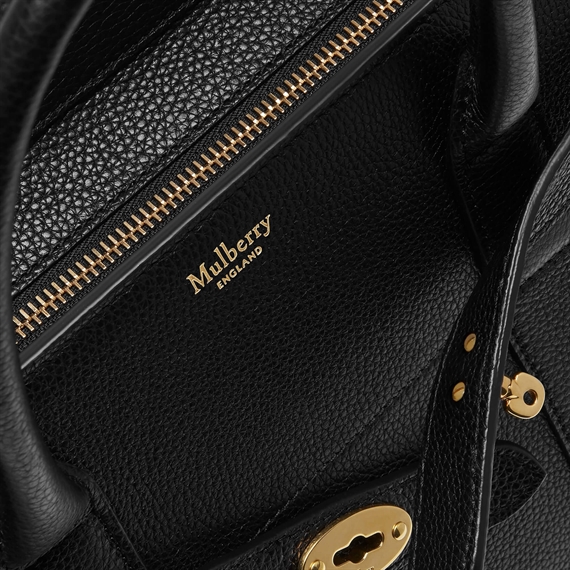 Mulberry Small Zipped Bayswater Black